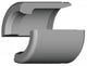 SHIMANO Bremsmantel CB-E110 2-tlg. - Ersatz-Bremsmantel für Rücktrittbremsen, ca. 41 g