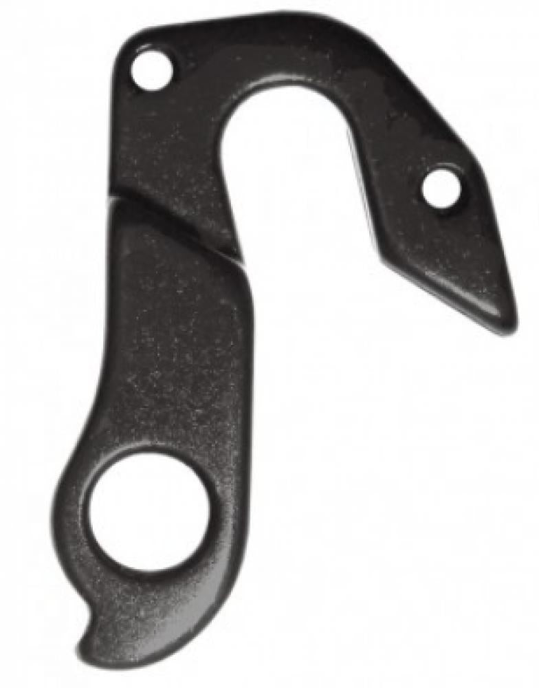 Schwarzes XLC Schaltauge DO-A100 für Haibike XDURO, SDURO, SEET Fahrräder, Schnellspanner kompatibel.