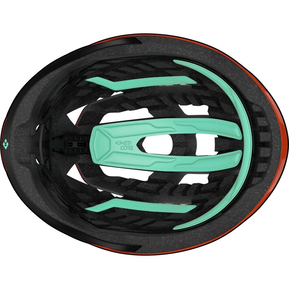 LAZER Helm Z1 KinetiCore Road Flash Orange M 55-59 cm - leichter Aero-Rennradhelm