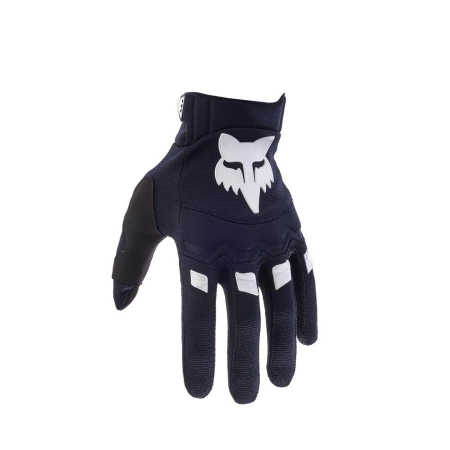 FOX Dirtpaw Vollfingerhandschuhe Schwarz/Weiß S mit TPR-Schutz