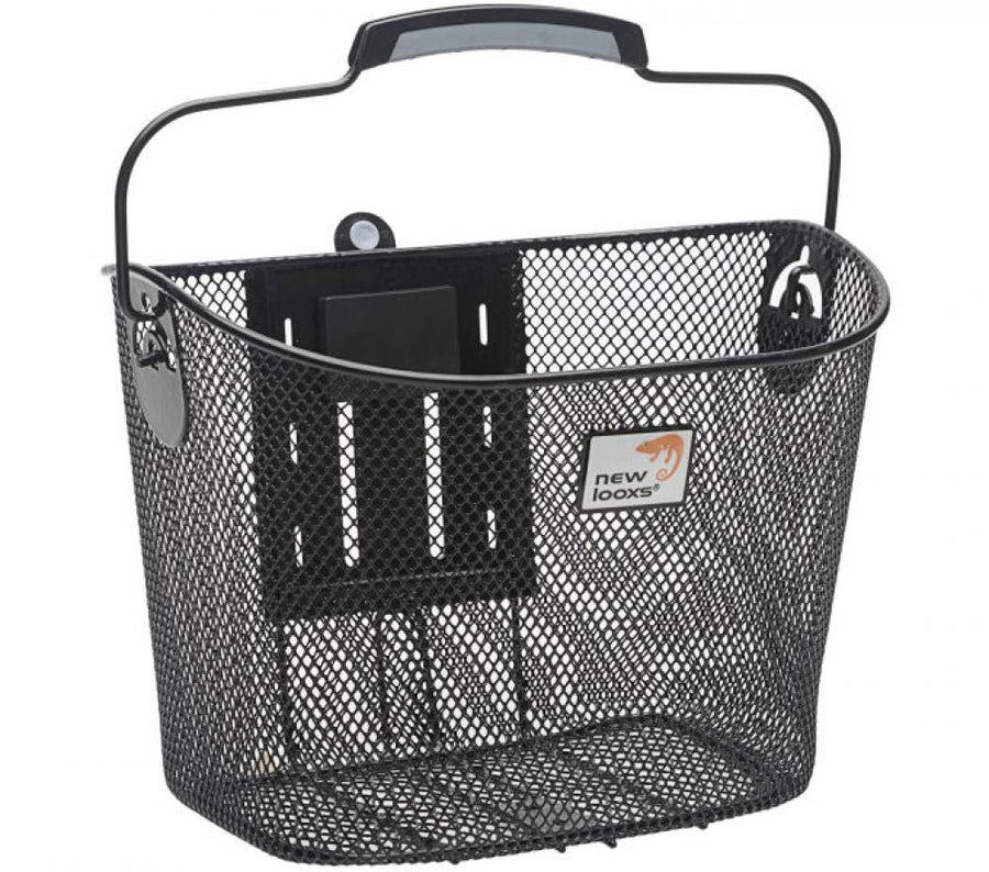 NEW LOOXS KORB TOSCANE SMARTLOCK BLACK 19L STEEL 34X25X25CM