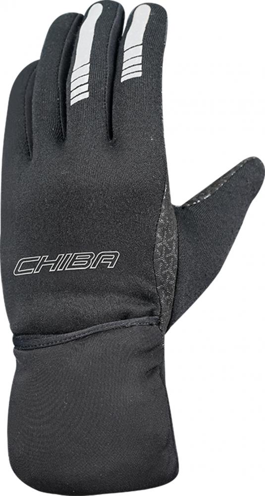 CHIBA Polartec XP Advanced - Radhandschuhe XS schwarz, winddicht mit Primaloft-Überzug