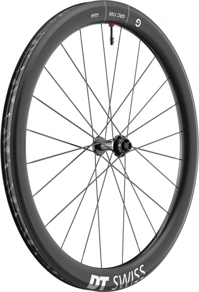 DT Swiss Laufrad GRC 1100 DICUT 29" 622 x 50 mm Schwarz - leichtes Gravel-Carbonrad