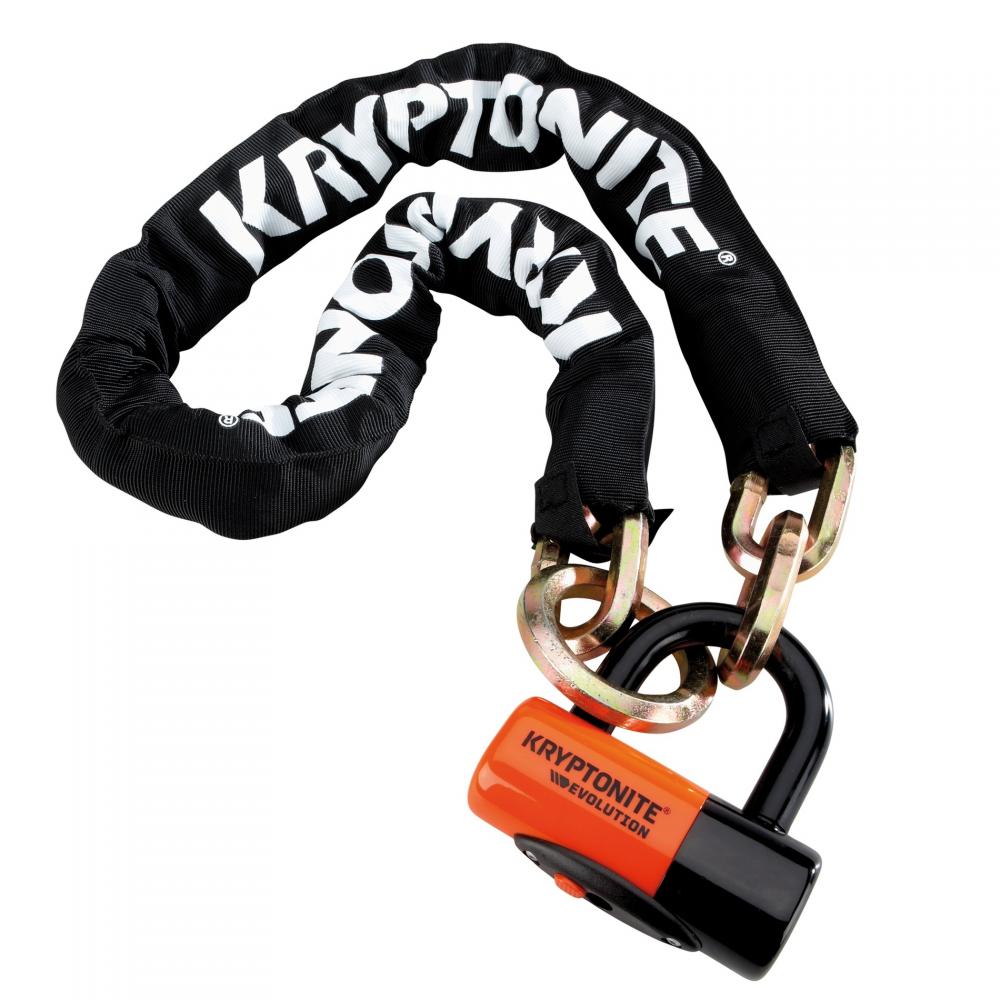 Kryptonite New York Cinch Ring Lock 1213 - Hochsicherheits-Kettenschloss für Fahrrad und E-Bike - Panzerkabelschloss