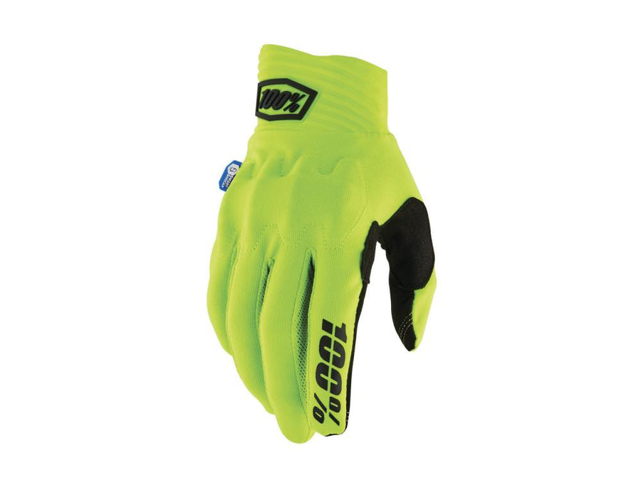 100% Cognito Smart Shock Gloves S Fluo Yellow / Black - maximaler Aufprallschutz & Kontrolle
