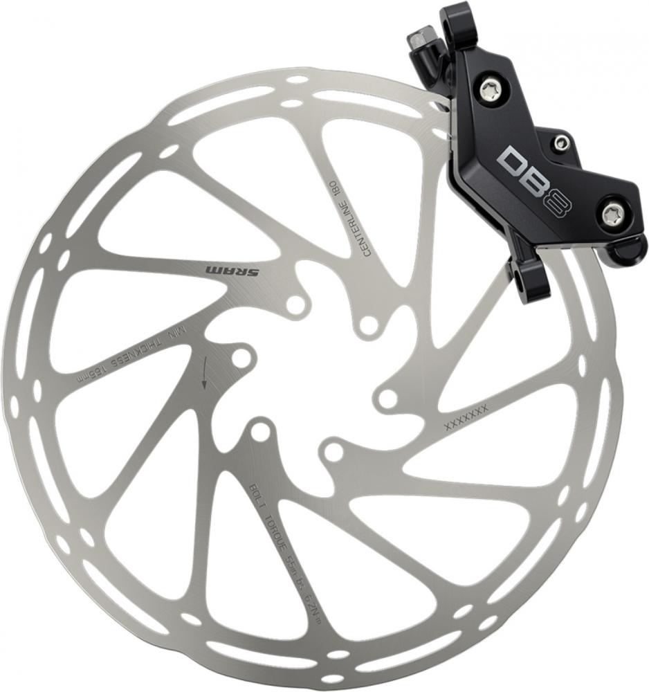 SRAM DB8 Bremse vorne - robuste 4-Kolben-Mineralölbremse mit Code-Performance