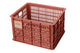 Retoure: Basil Fahrradkasten Basil Crate M | 45,25x35x25cm, terra red,29,5L,Kunstst.