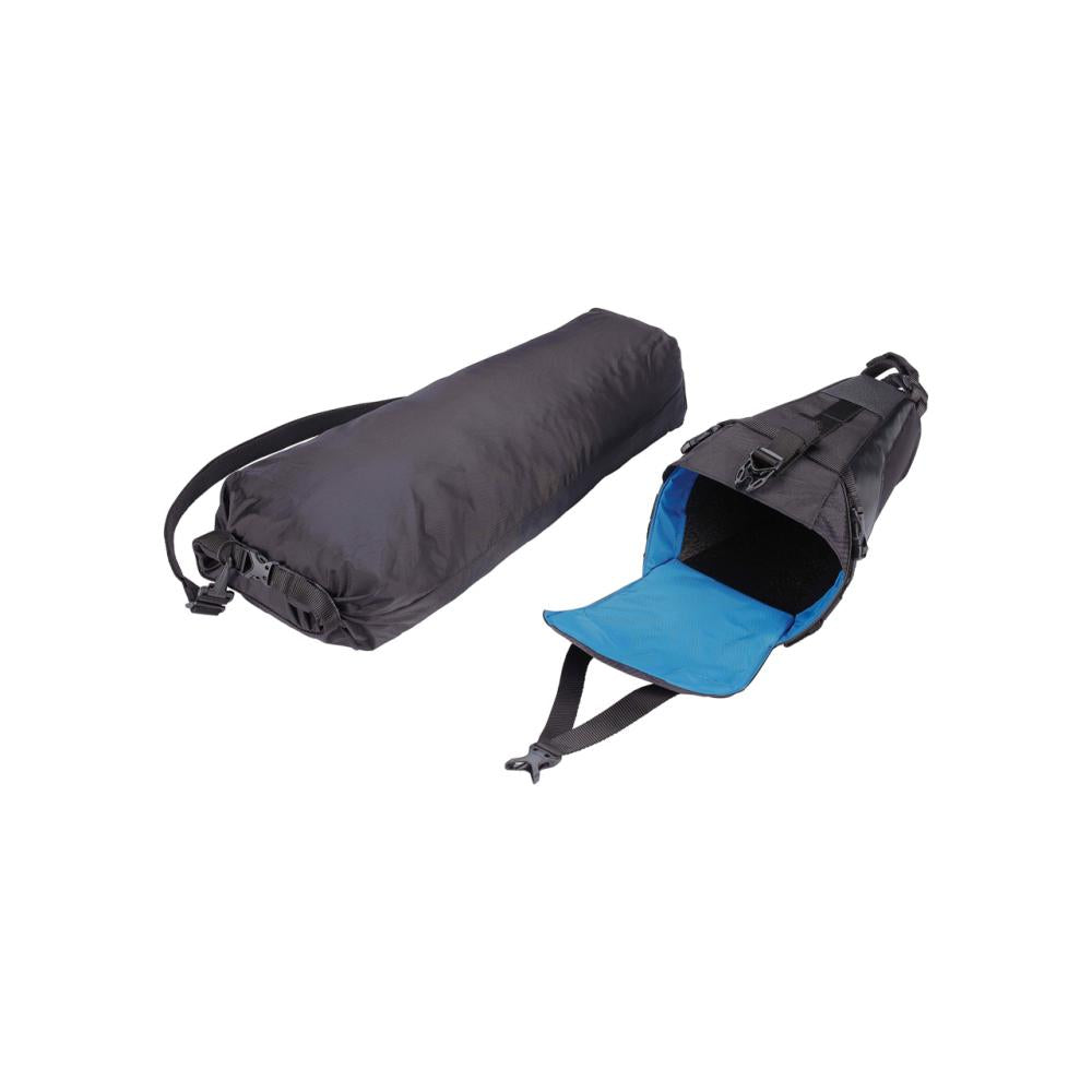 BBB Cycling fahrradsatteltasche Seat Sidekick 16x16x44cm 10L schwarz - große Bikepacking-Satteltasche