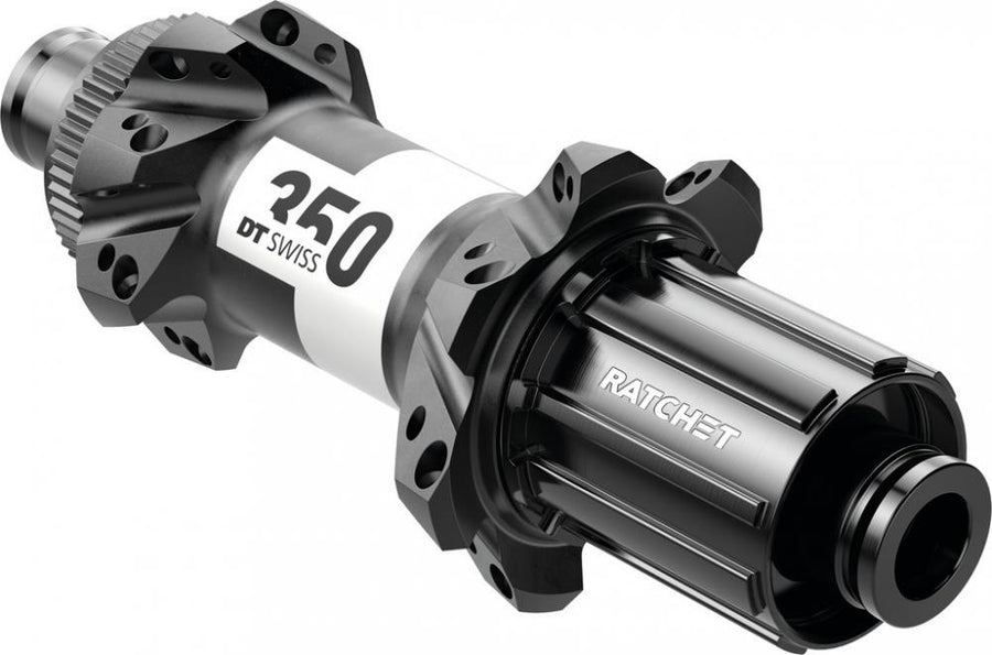 DT Swiss Nabe MTB HR 350 Straightpull 28 Loch Schwarz - zuverlässige Boost Centerlock Hinterradnabe