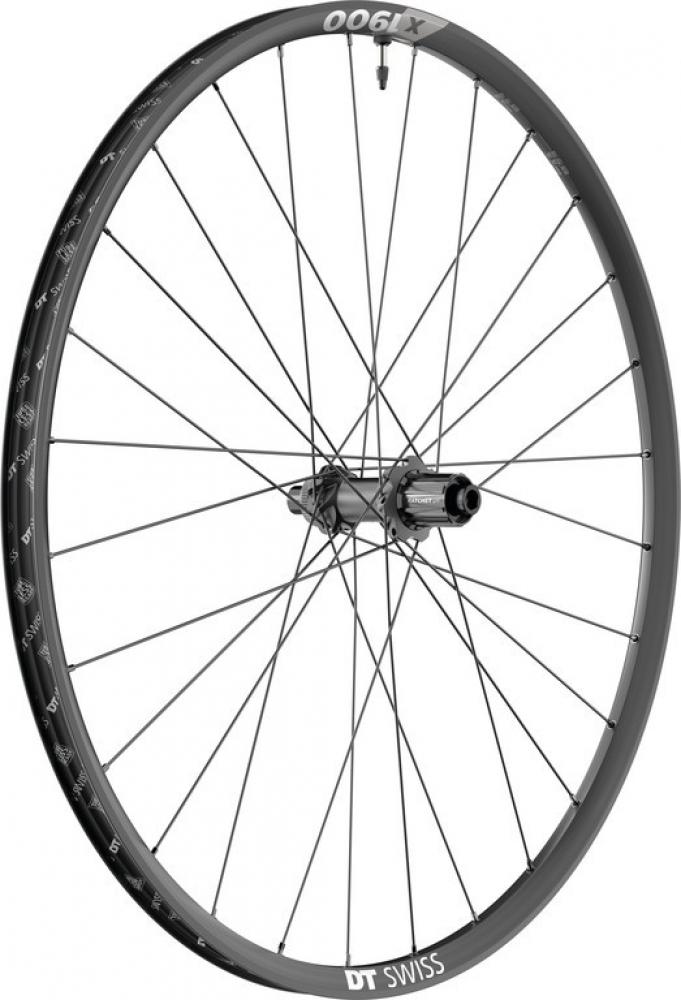 DT Swiss X1900 SPLINE 29 Zoll robustes schwarzes MTB-Hinterrad, 622x25 mm.