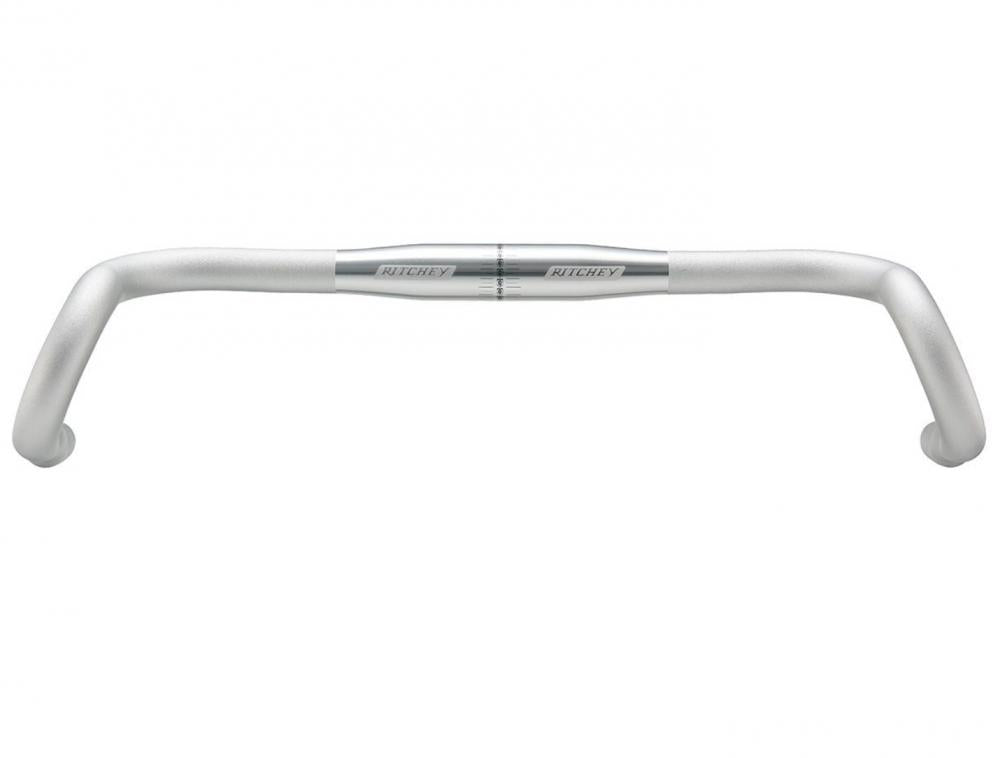 Ritchey Classic VentureMax Drop Lenker 31,8 mm, 42 cm Breite, 102 mm Drop, 76 mm Reach, 6° Backsweep, 24° Flare, hochglanzpoliert silber