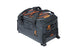Basil Gepäckträgertasche Miles Tarpaulin schwarz-orange  Wasserdichte Fahrradtasche mit 14 l Volumen, Rollverschluss, Reflektoren & Befestigungssystem