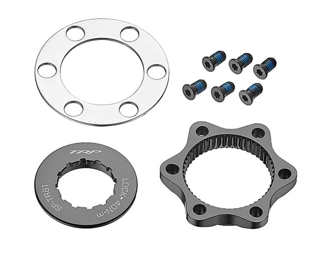 TRP Adapter Centerlock auf 6-Loch CL81 für 12 mm Achsen - Schwarz