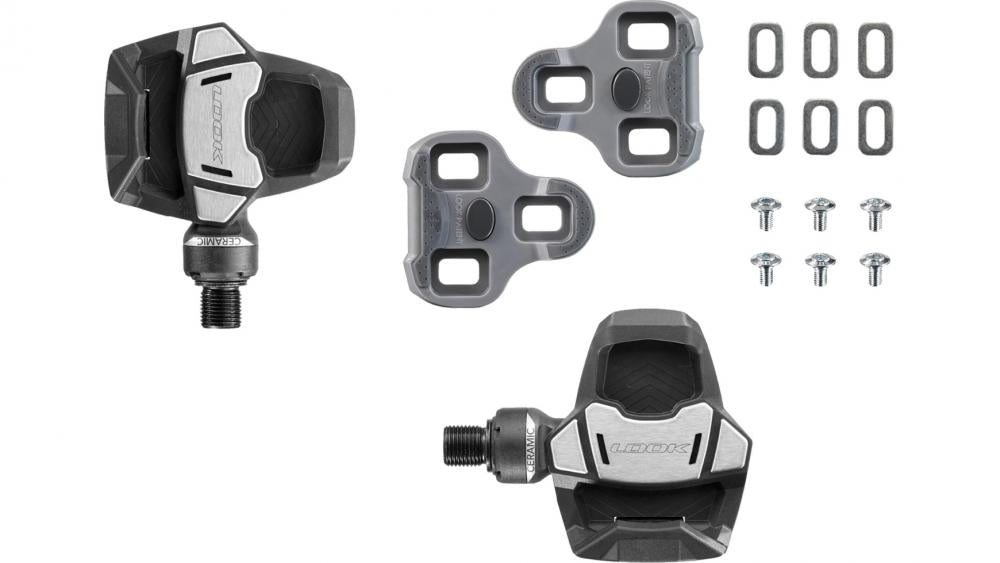 Look Kéo Blade Ceramic Rennrad Klickpedale, Carbon Körper, Keramiklager, 705 mm² Fläche, 12 Nm, Schwarz