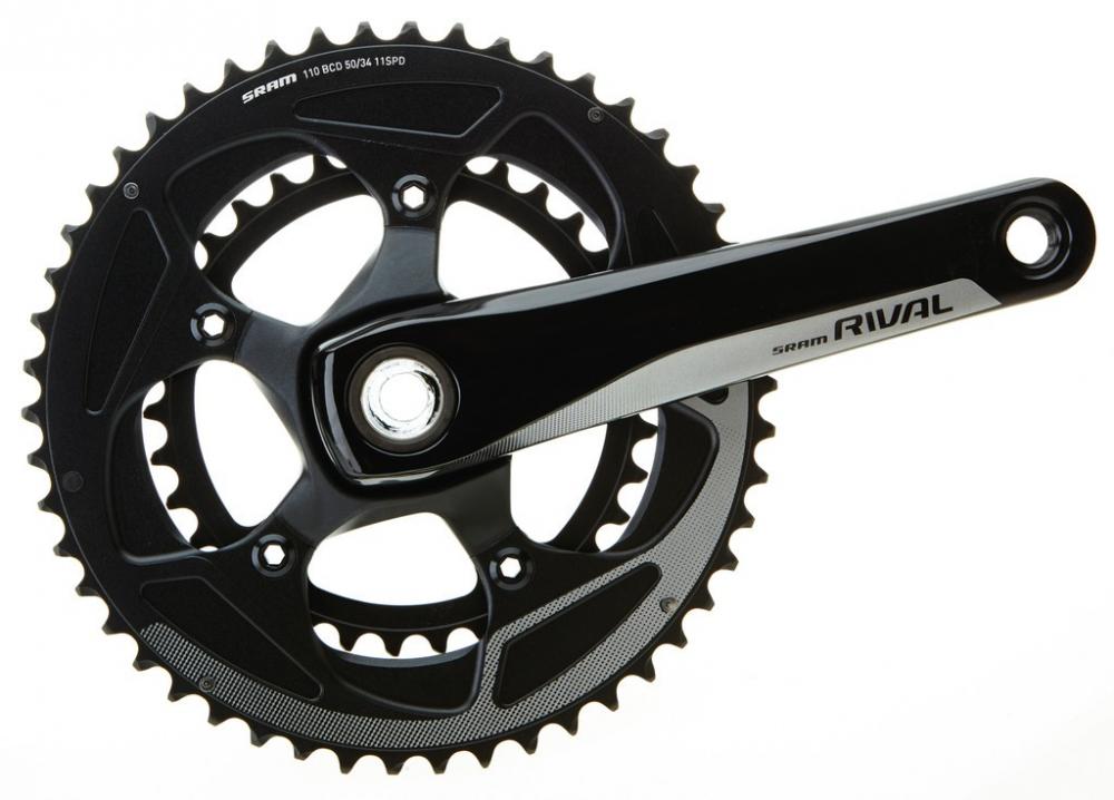 SRAM Kurbelsatz Rival 22 170 mm GXP 52-36T - effizienter 2x11 Antrieb für Rennräder