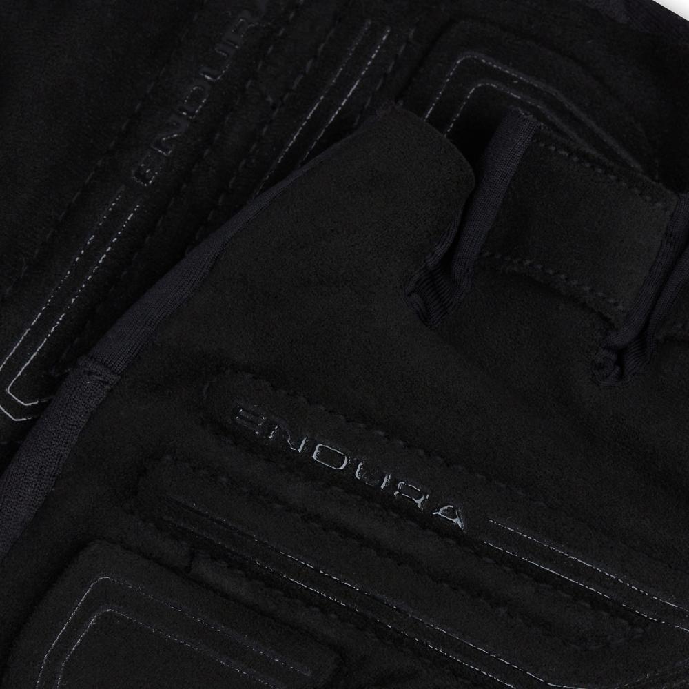 Endura Loop Mitt Radhandschuh XL, Black - Kurzfingerhandschuh mit Gelpolster, atmungsaktiv, Klettverschluss, Silikonprint