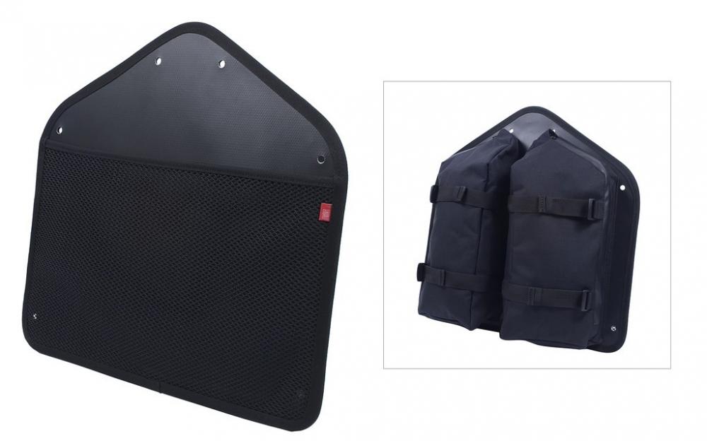 Fahrer Tasche Panel Bag für Bullitt Cargobike, schwarz, wasserabweisend, ideal für Werkzeug & Zubehör