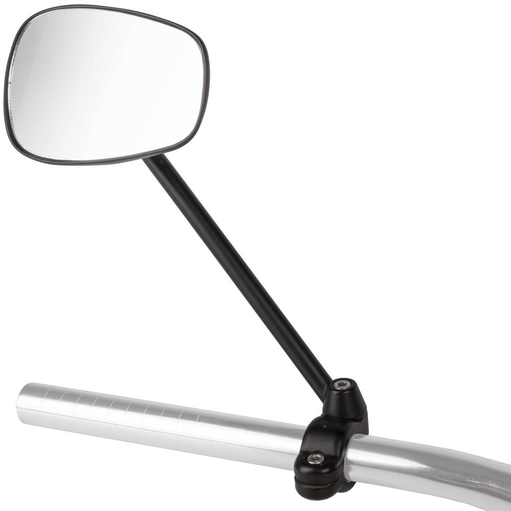 M-WAVE Spy Base Rückspiegel für Fahrradlenker 22,2mm, 3D verstellbar, blendfreies Glas, rechts-links montierbar.