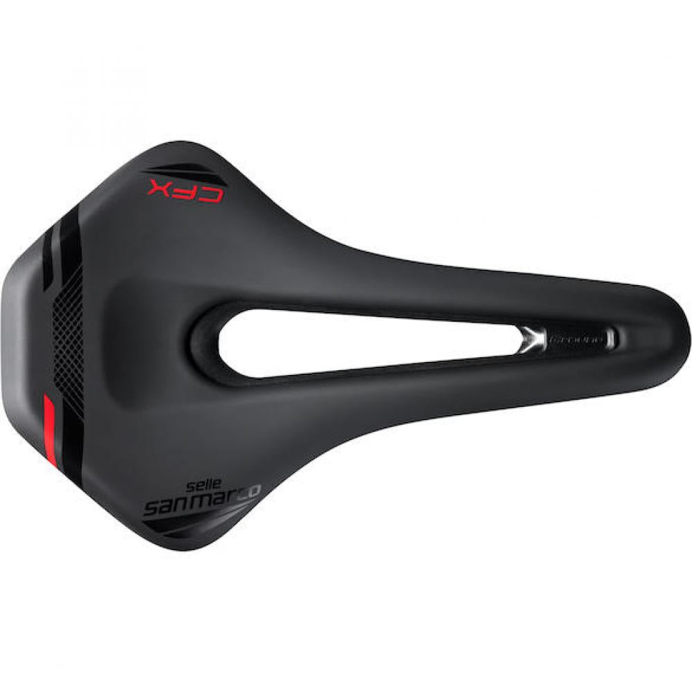 Selle San Marco Sattel Ground Carbon FX 140 x 255 mm Schwarz - leichter MTB-Performance-Sattel