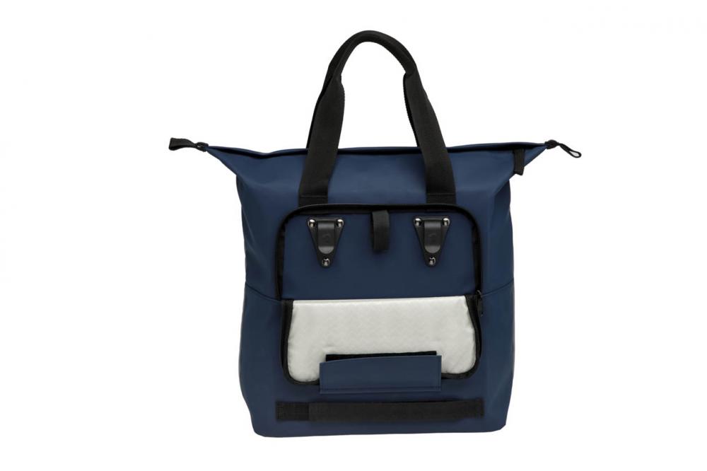 New Looxs Odense Kota Dark Blue 18L Blue - praktische Gepäckträger-Einkaufstasche