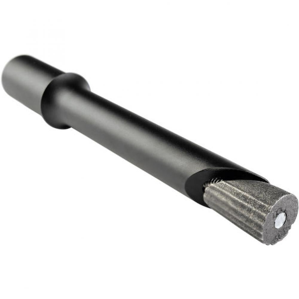 Schwarzer Procraft Vorbau Adapter (Schaft auf 1 Zoll) zur Umrüstung auf Ahead-Vorbauten, mit geriffelter Spitze.
