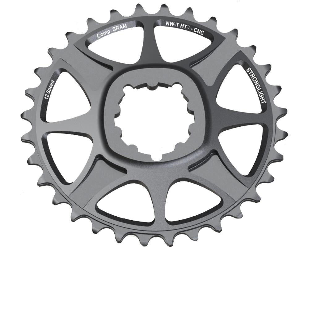 Stronglight Kettenblatt MTB Sram 1x12 direct mount 36Z 6mm offset grau HT³