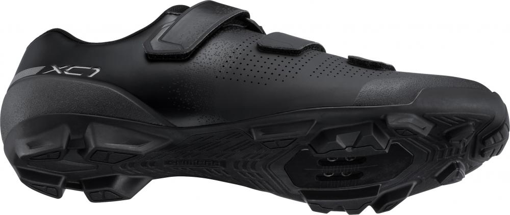 SHIMANO Fahrradschuhe XC102 Herren Damen MTB SPD Fahrradschuhe Größe 45 Schwarz