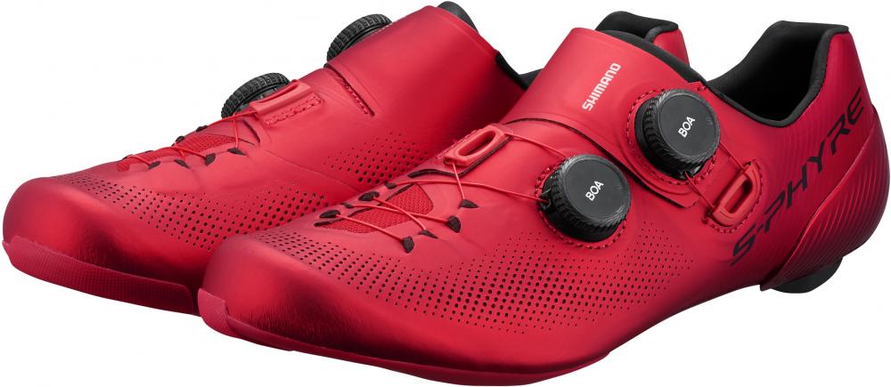 SHIMANO SHIMANO Fahrradschuhe RC903 Damen/Herren Road SPD-SL Fahrradschuhe - 43, Rot