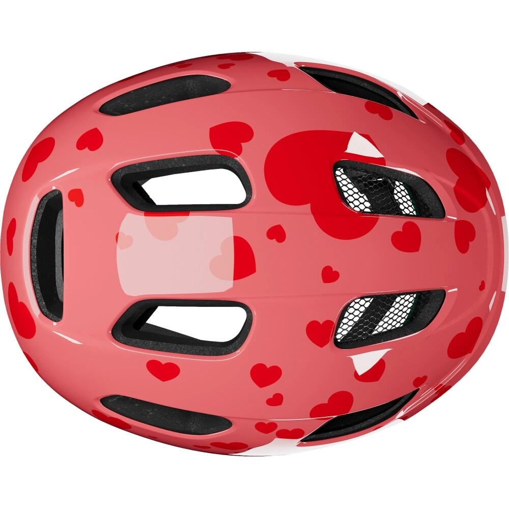 LAZER LAZER Helm Nutz 2.0 KinetiCore Kids & Junior Little Hearts rot - sicherer Kinder-Fahrradhelm