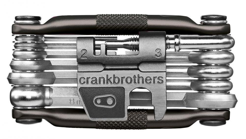 Crankbrothers Multi-17 Multitool Midnight Edition, 17 Funktionen, schwarz, 6150 Hi-Ten Stahl, 89 mm