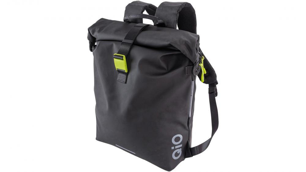 QIO RUCKSACK "MIKA" M. HO OK ON HAKEN SCHWARZ