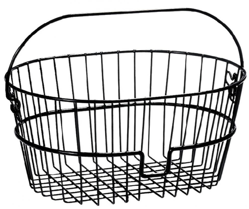 KLICKfix Vorderradkorb Standard schwarz 30x41x19 cm