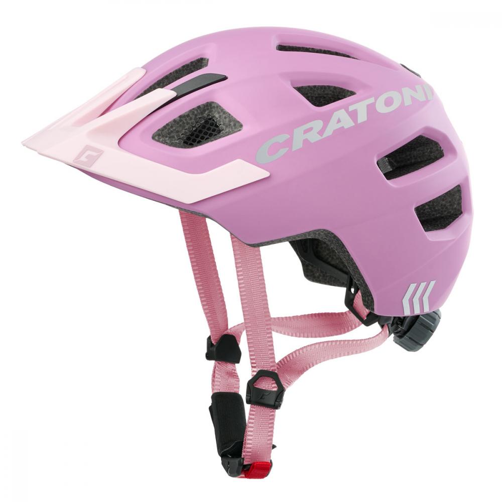 Cratoni Kinderhelm Maxster Pro Kid blush rosa matt XS/S, Fahrradhelm für Kinder