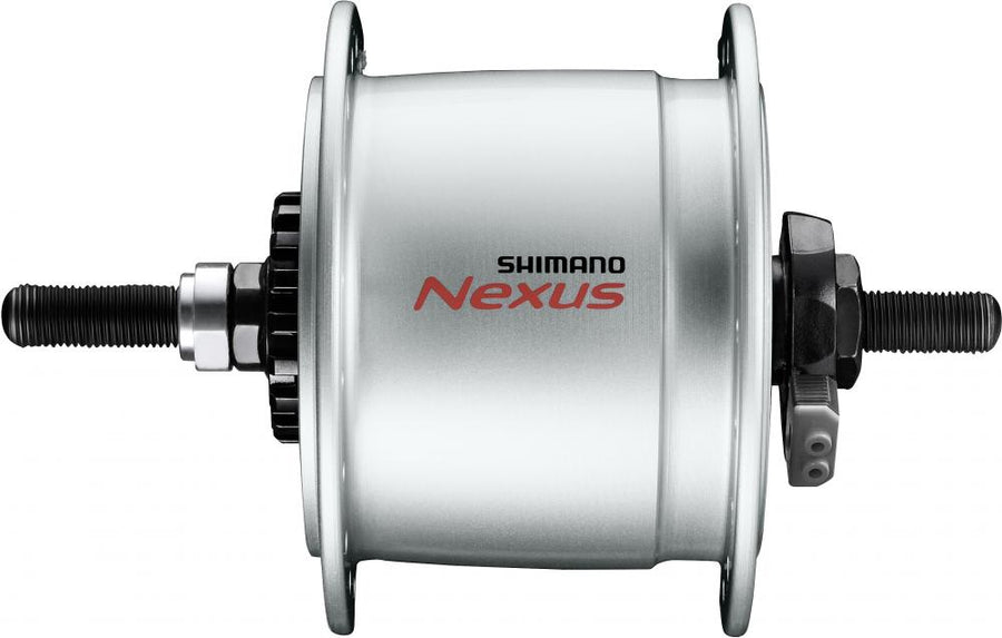 SHIMANO Nabendynamo NEXUS DH-C6000-3R - 6000-3, Silber 36 Loch
