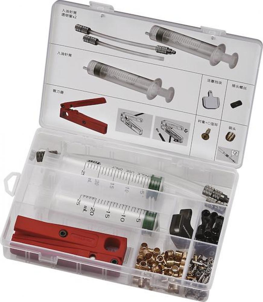 TEKTRO Entlüftungskit Hydraulikleitungen Set - präzises Entlüften leicht gemacht
