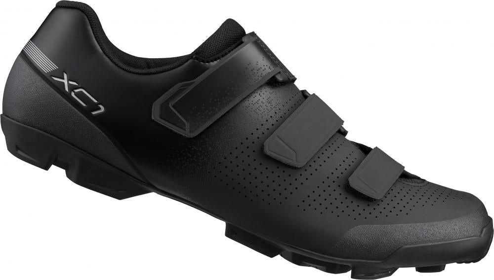 SHIMANO Fahrradschuhe XC102 Herren Damen MTB SPD Fahrradschuhe Größe 45 Schwarz