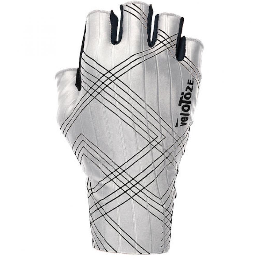 VeloToze Handschuhe Aero weiß S Weiß - aerodynamische Rennrad-Handschuhe