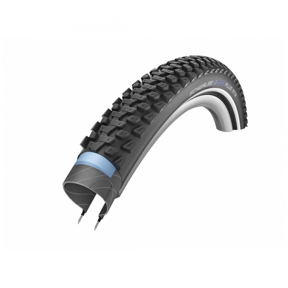 Schwalbe 1x Reifen Marathon Plus MTB HS468 26x2.10 Zoll 54-559 sw-TwinSk.Refl.Per.SG DC E-50