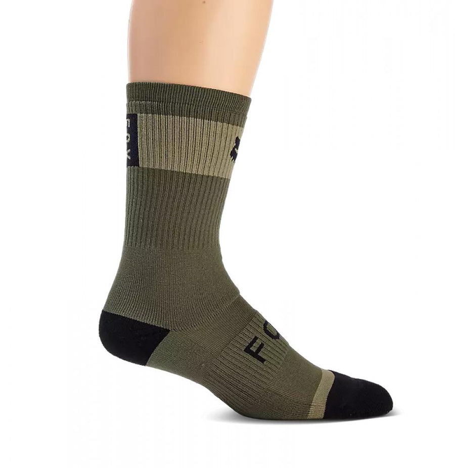 FOX Defend Winter Merino-MTB-Socken Olivgrün S/M 39-42