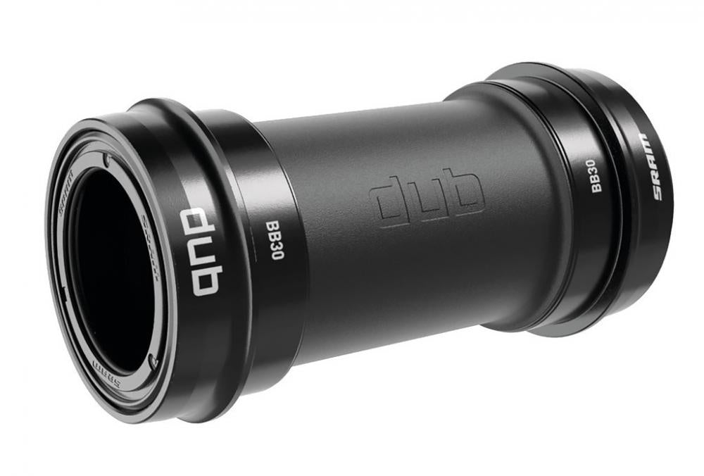 Schwarzes SRAM DUB BB30 Innenlager 68/73 mm. Zuverlässige Performance für DUB-Kurbeln.