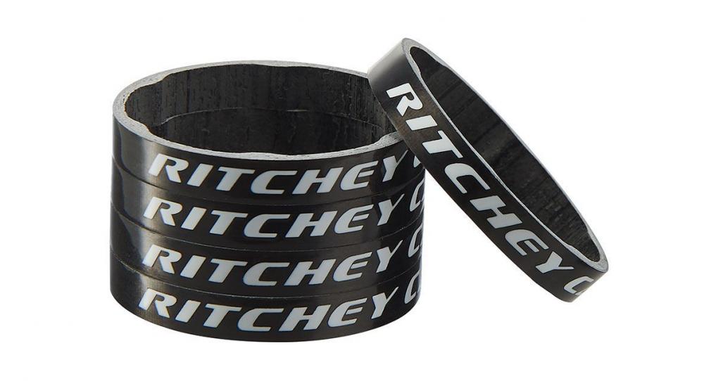 Ritchey WCS Carbon Spacer 1 1/8Zoll /28.6 5mm 5 Stück glossy carbon UD