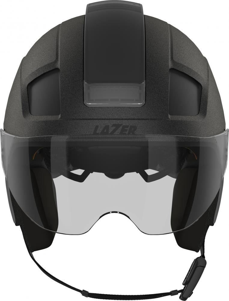LAZER Helm Nova KinetiCore NTA M Matt Black - Urban/E-Bike Helm mit 360° LED