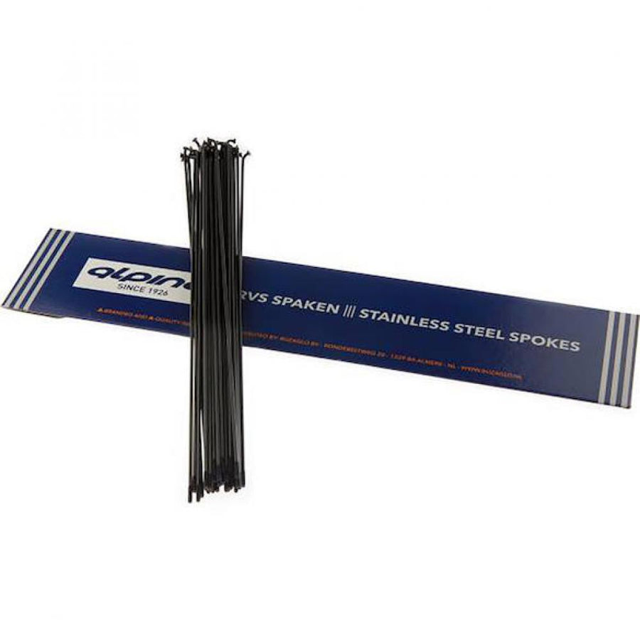 Vision Ersatzspeiche Alpina Flat Directpull 268 mm Schwarz - präziser Ersatz für moderne Laufräder
