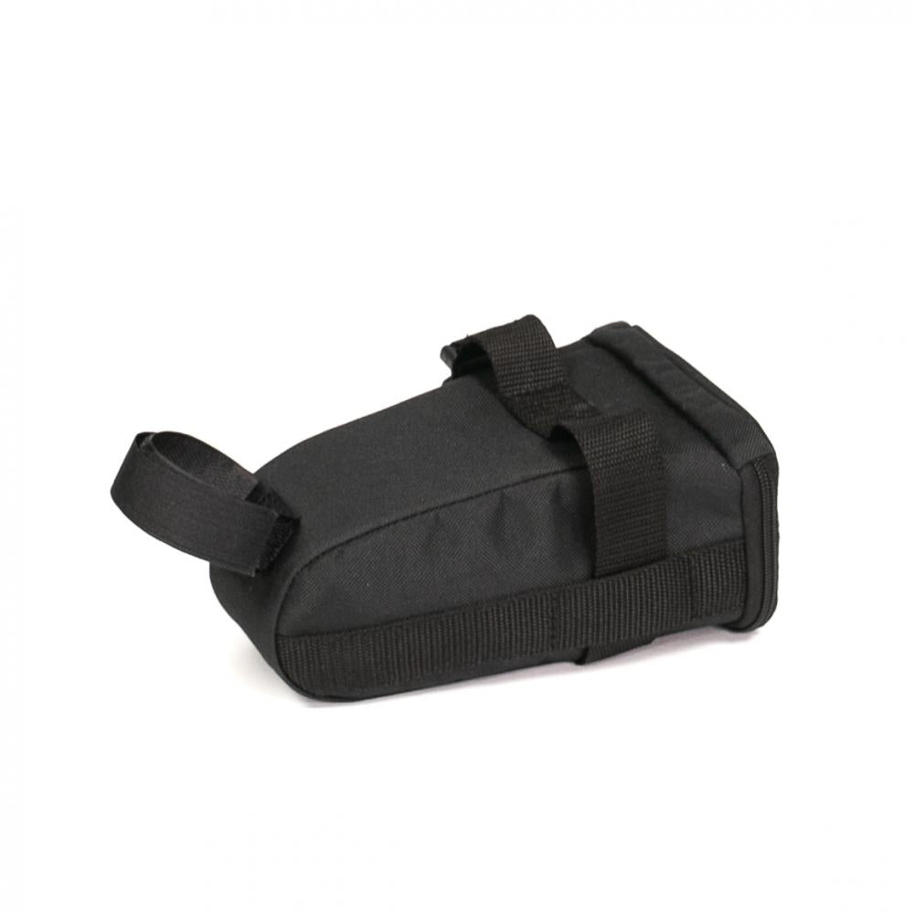 Haberland Tasche für Schlosskette mit Schloss- schwarz - sichere & formstabile Satteltasche