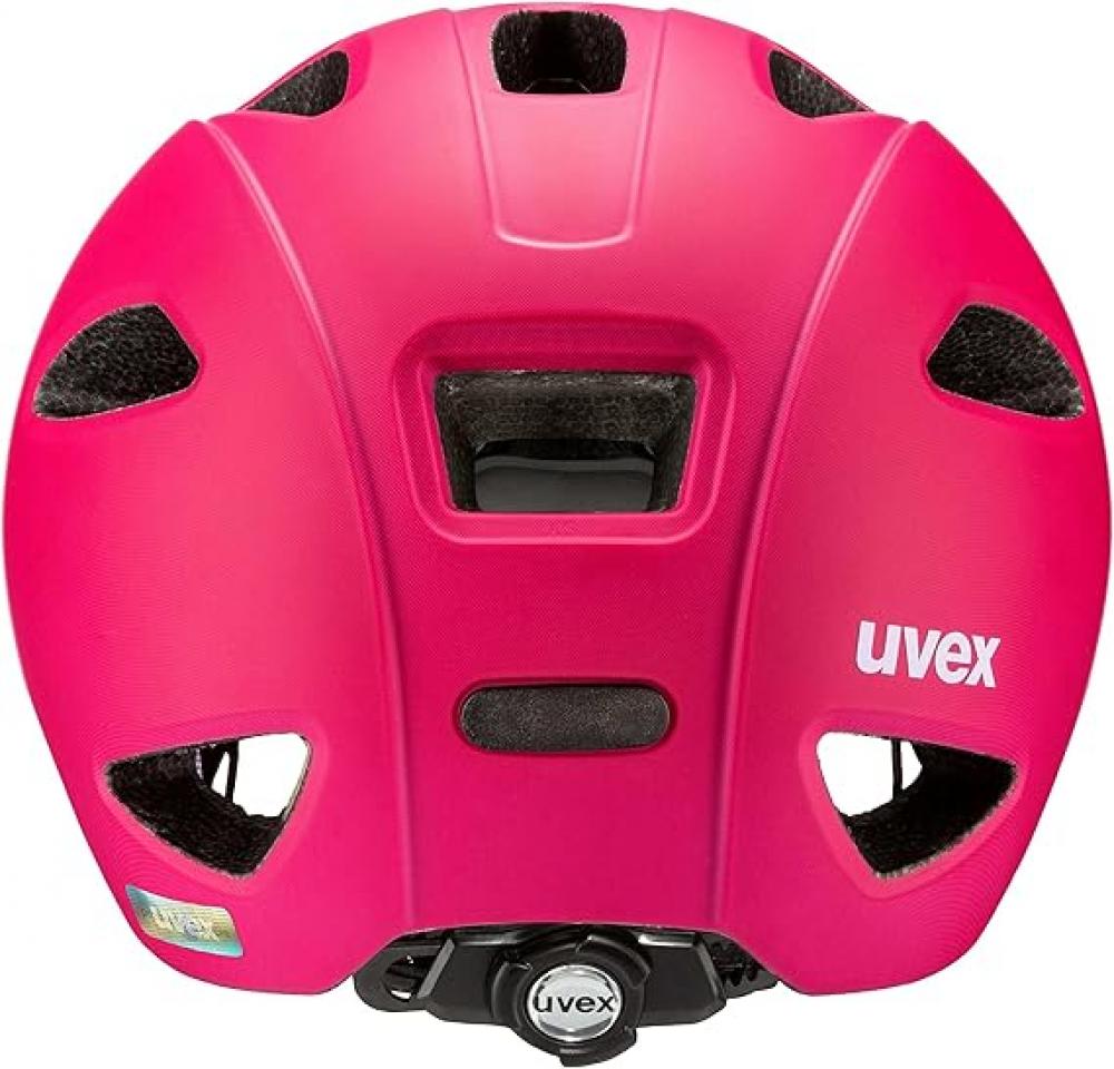 uvex oyo - Kinderfahrradhelm - leichter & sicherer Helm mit innovativem Sicherheitskonzept - anpassbare Passform - optionales LED-Licht - berry purple matt - 50-54 cm
