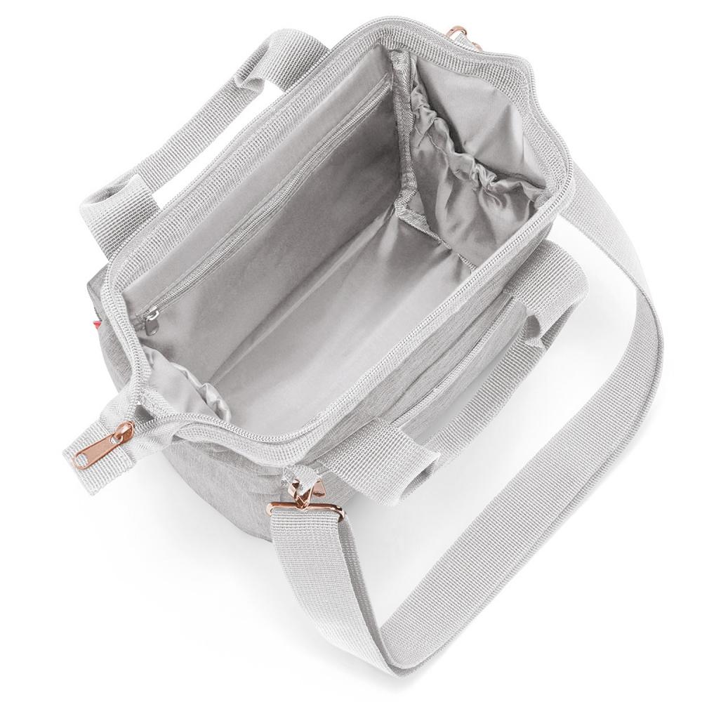 KLICKfix Lenkertasche Roomy twist sky rose Größe 24x13x22m 4ltr.