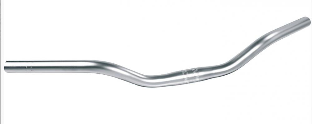 Ergotec Lenker Climber MAS Ø 25,4 mm 600 mm Rise 40 mm 39° silber
