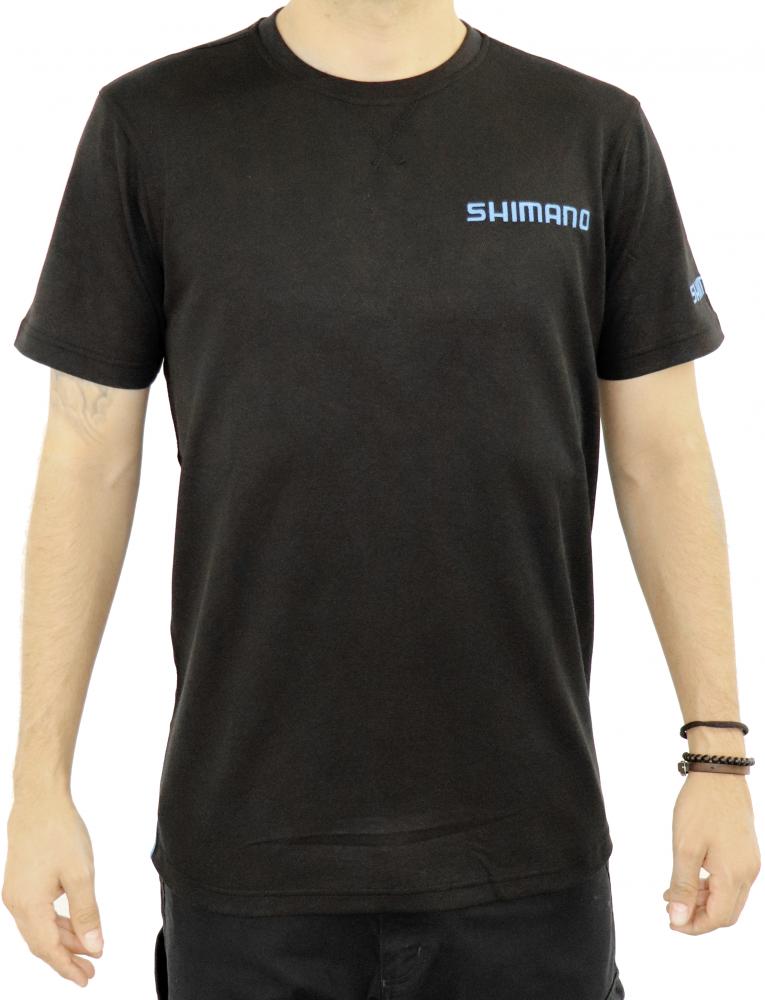 SHIMANO WORKSHOP T-SHIRT BLACK, S - atmungsaktives Werkstatt- und Freizeitshirt