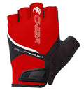 CHIBA Gel Premium - Radhandschuhe kurz, Gelpolsterung, rot, Größe M