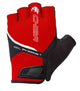 CHIBA Gel Premium - Radhandschuhe kurz, Gelpolsterung, rot, Größe M